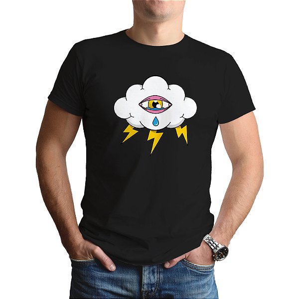 Camiseta Camisa Olho Chuva Tempestade