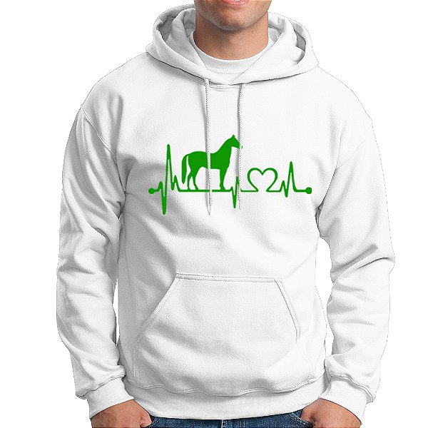 Moletom Canguru Veterinaria Amo Cavalo Profissão Faculdade