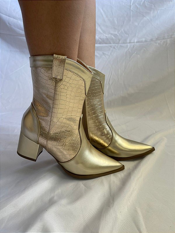 Bota Western Selena Dourado