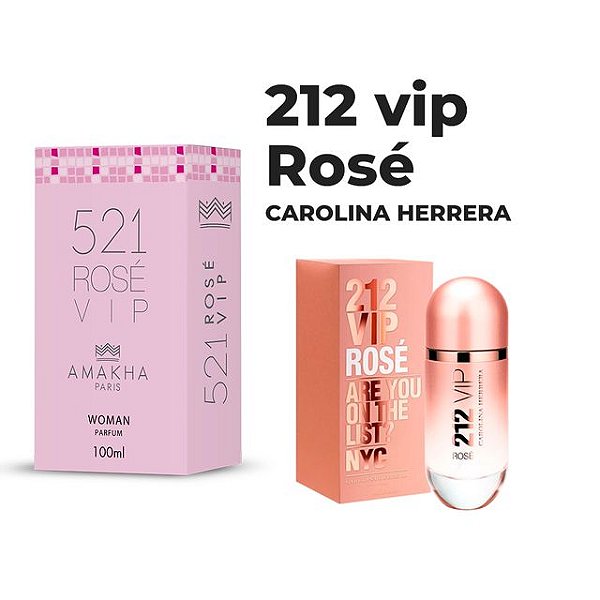 Perfume de 100 ml - Amakha Paris- 521 Rose Vip