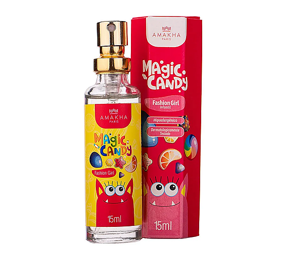 Deo Colônia Infantil Fashion Girl Magic Candy 15ml