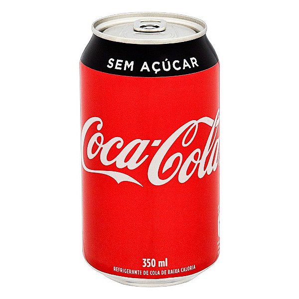 Refrigerante Coca-Cola Zero Açúcar – Lata 350mL