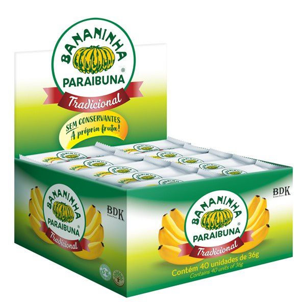 Bananinha Paraibuna TRADICIONAL - C/ 40uni.