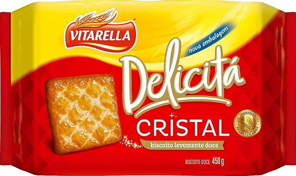 Bolacha DELICITÁ CRISTAL - 414g