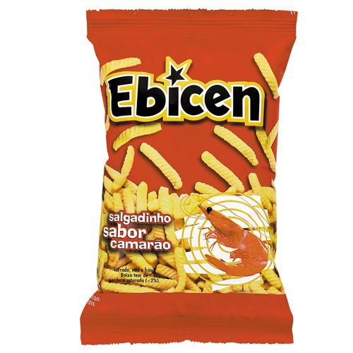Salgadinho EBICEN CAMARÃO - 30g