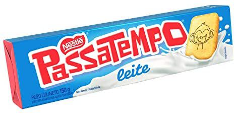 Bolacha sem recheio PASSATEMPO AO LEITE 150g