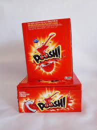 Chiclete POOSH MORANGO 200g