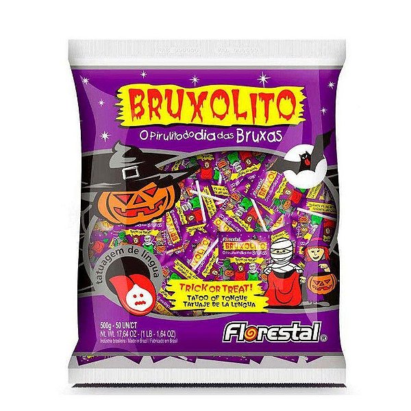 Pirulito BRUXOLITO Tatuagem -  500g
