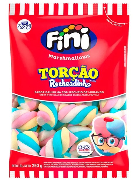 Marshmallow FINI Torção Recheadinho - 250g