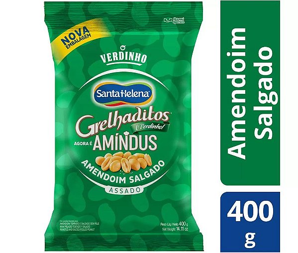 Amendoim Sem Casca GRELHADITOS - 400g