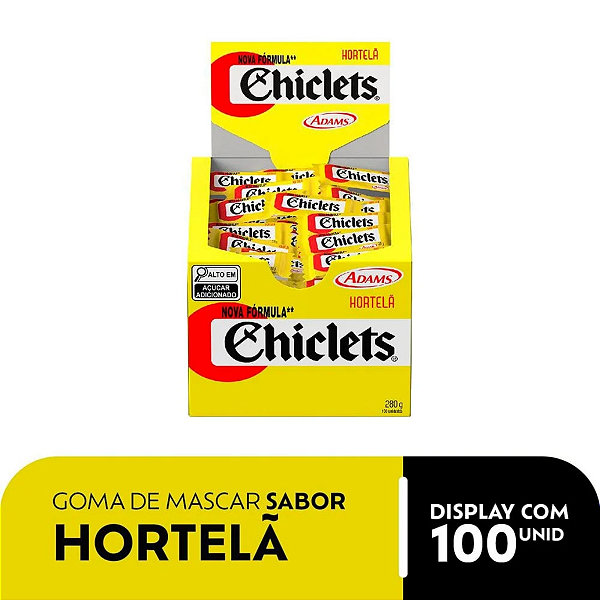 Chiclete Adams Hortelã 280g