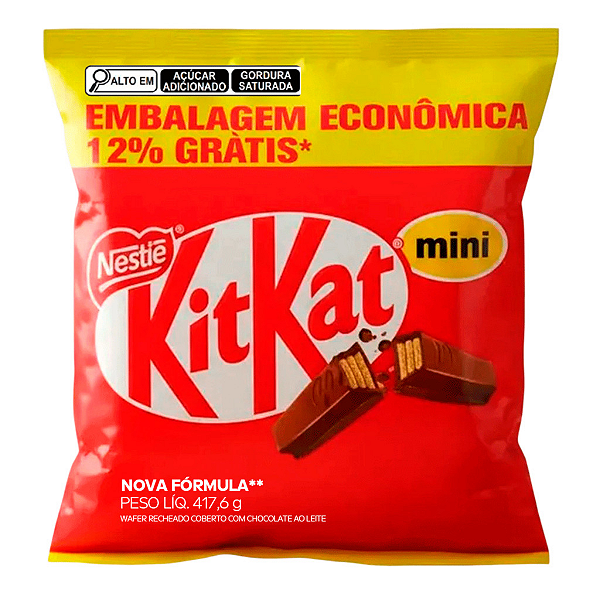Chocolate Kit Kat 417,6gr - c/ 36 un