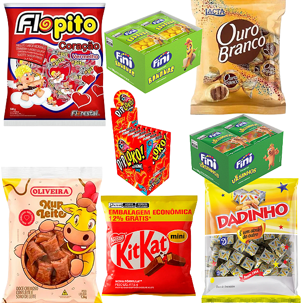 Kit Festa 50 Lembrancinhas - Santa Cruz Doces