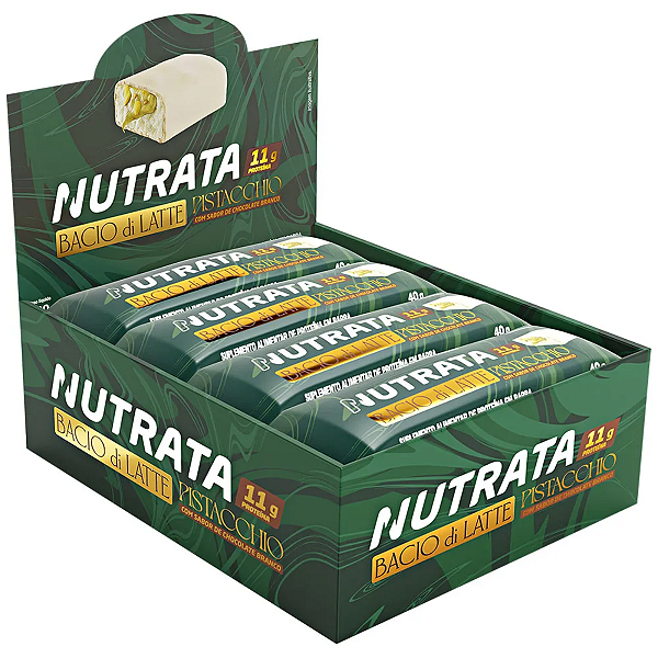 Barra Bacio Di Latte - 12 Un Pistache - Nutrata