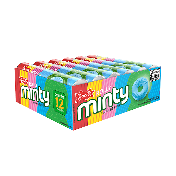 Pastilha Minty Fruit 348g - c/ 12 un