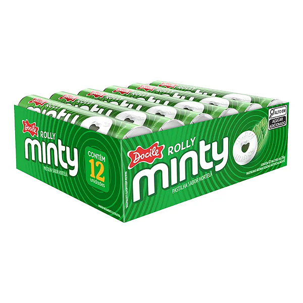 Pastilha Minty Hortelã 348g - c/ 12 un