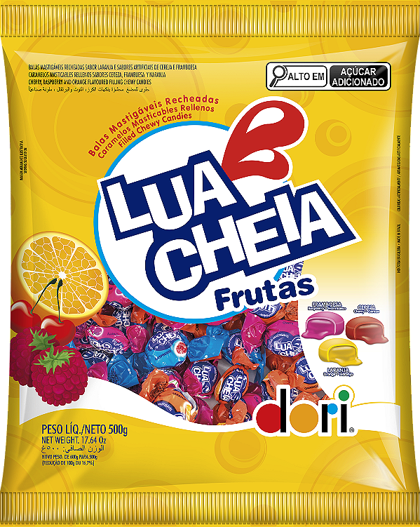 Bala Lua Cheia 500g