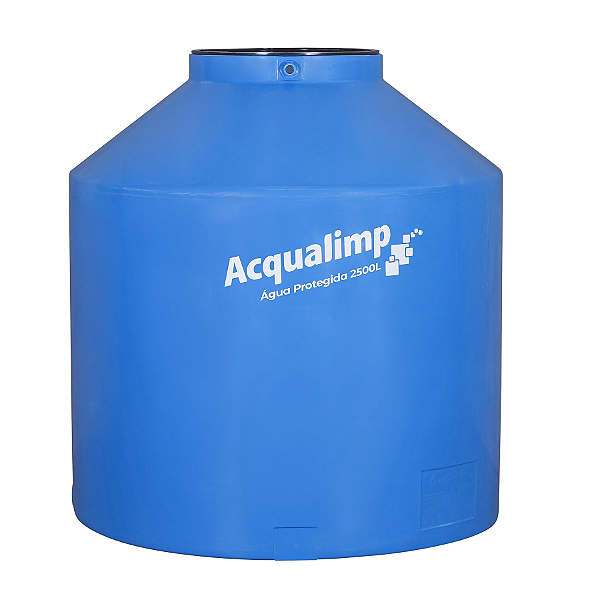 Caixa d'água de Polietileno 2500L Água Protegida Acqualimp
