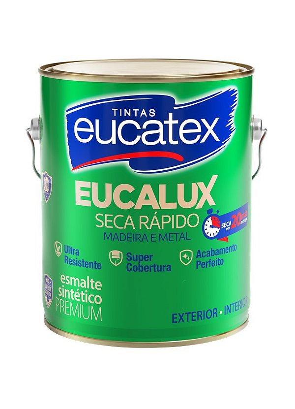 Esmalte Sintético Eucatex Brilhante Branco 3,6L
