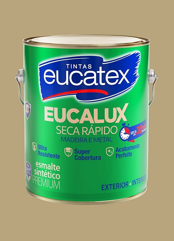 Esmalte Sintético Eucatex Brilhante Camurça 3,6L