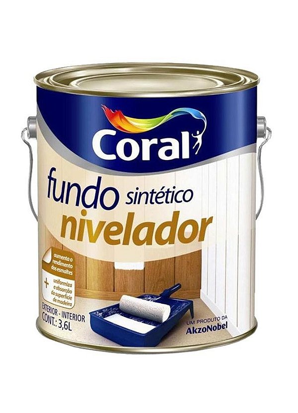 Fundo Sintetico Nivelador Coral Madeira 3,6L Branco