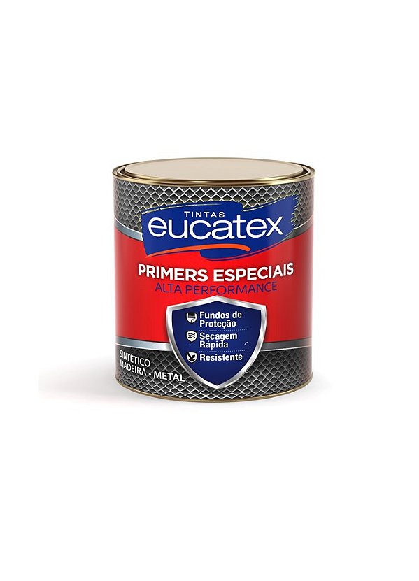 Fundo e Acabamento Fosco Grafite Eucatex Primers 0,900 ml Grafite Escuro