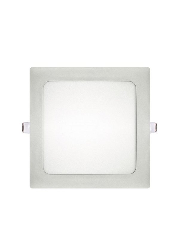 Luminaria Led Kian Embutir Quadrada 18W Biv Slim (Luz Amarelo)