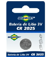 Pilha A Brasfort Bateria 3V Cr2025 R.7441 01Un