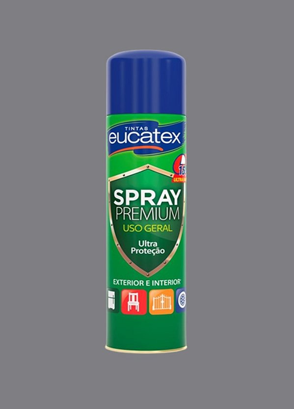 Spray Eucatex Premium Multiuso - Fundo Preparador Cinza