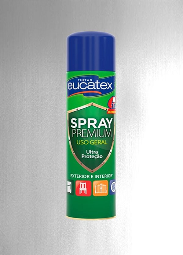 Spray Eucatex Premium Metalizada - Prata
