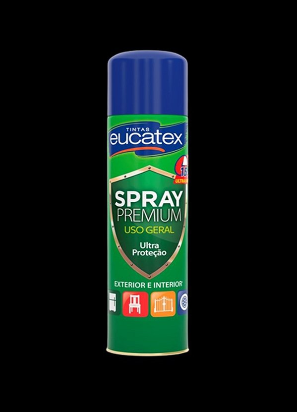 Spray Eucatex Premium Multiuso - Preto Brilhante