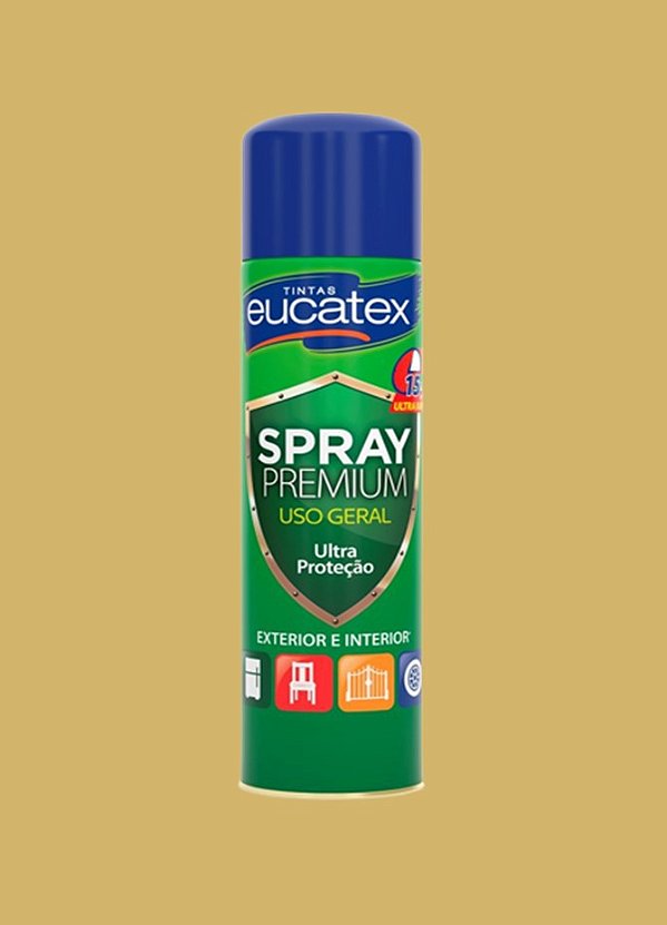 Spray Eucatex Premium Multiuso - Dourado