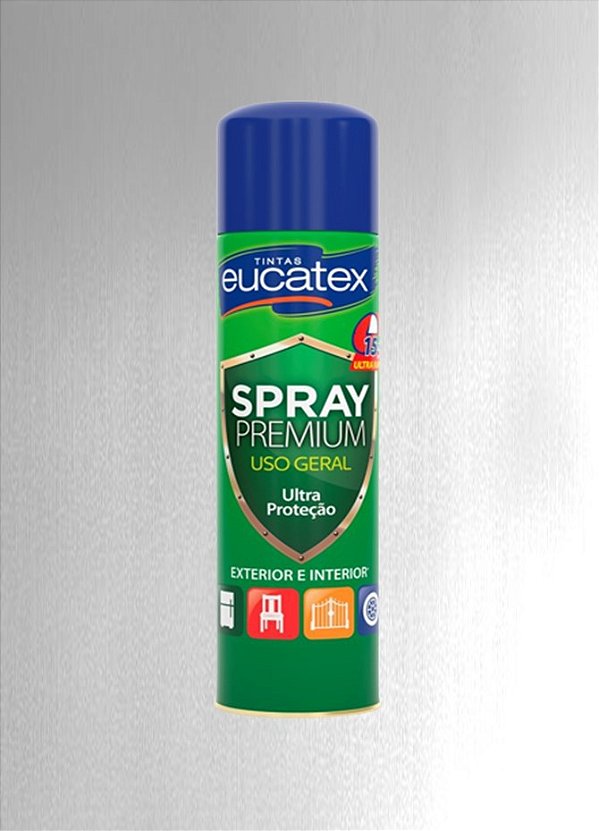 Spray Eucatex Premium Metalizada - Cromado