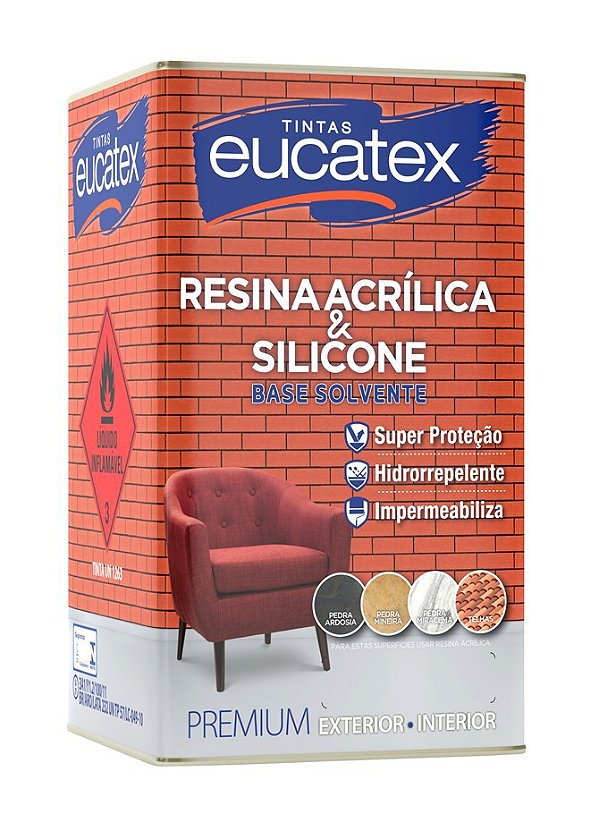 Resina Acriclico Eucatex Premium 18 L