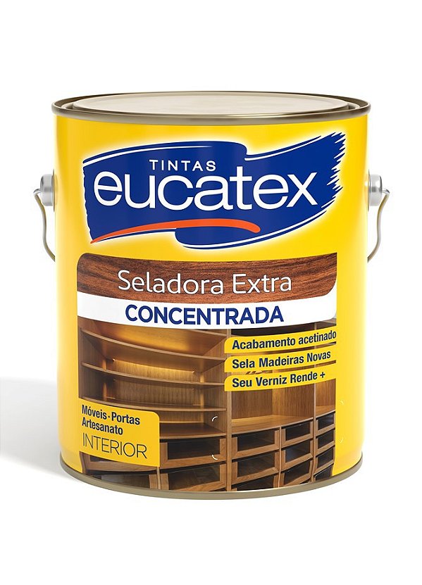 Seladora Madeira Concentrada Extra Eucatex Galão 3.6L