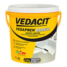 Vedapren Manta liquida Branca Vedacit 3.6L (4.5 Kg)