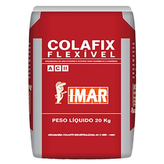 Argamassa Cimento Cola Imar Colafix Flex ACII 20Kg
