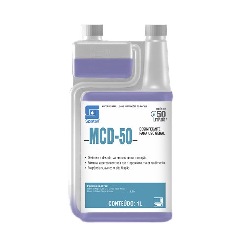Mcd - 50 Spartan Desinfetante 1L
