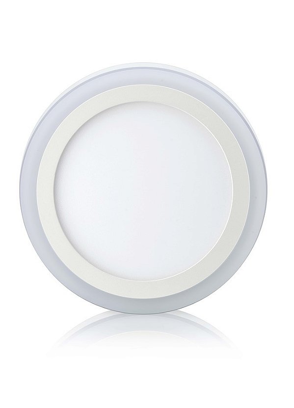 Luminaria Led Elgin Sobrepor 3 Estágio Redonda 18/6W (Luz Branca) 6500K