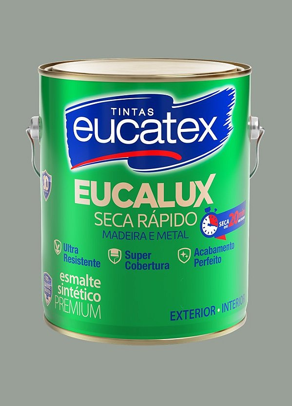 Esmalte Sintético Brilhante Eucatex 3.6L - Platina