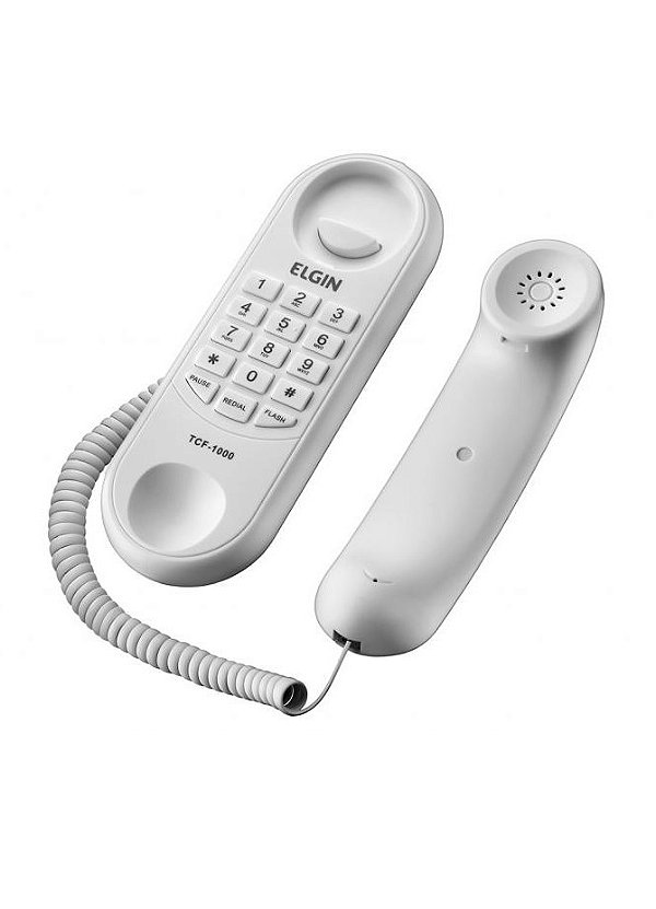 Aparelho Elgin Telefone C/Fio Gond Branco Tcf-1000