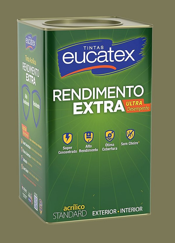 Tinta Eucatex Rende Extra Acrílica Fosco Concreto 18L