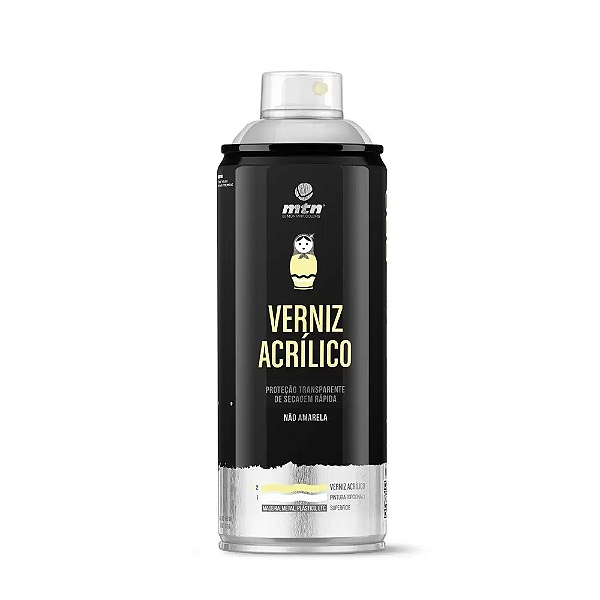Spray Verniz Acrilico Montana Fosco 400Ml