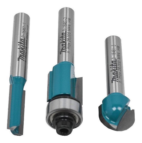 Conjunto De Fresas Makita 3 Pecas R.D-16461