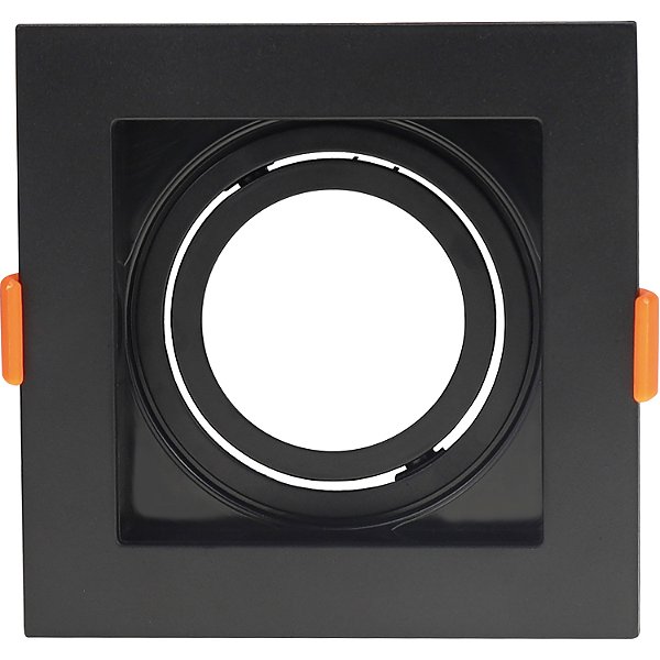 Spot De Embutir Orbital Gu10 Preto S/ Lampada Llumm Bronzearte S/ Lampada