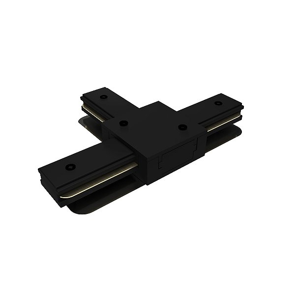 Conector T Trilho Eletrificado Preto 2 Fases Llumm Bronzearte