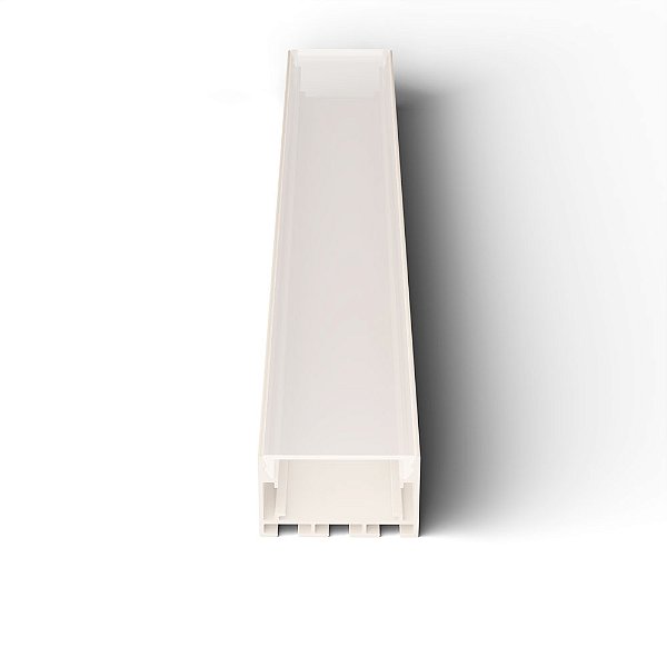 Perfil De Sobrepor Way Branco Aluminio 1m 35X21Mm Llumm Bronzearte