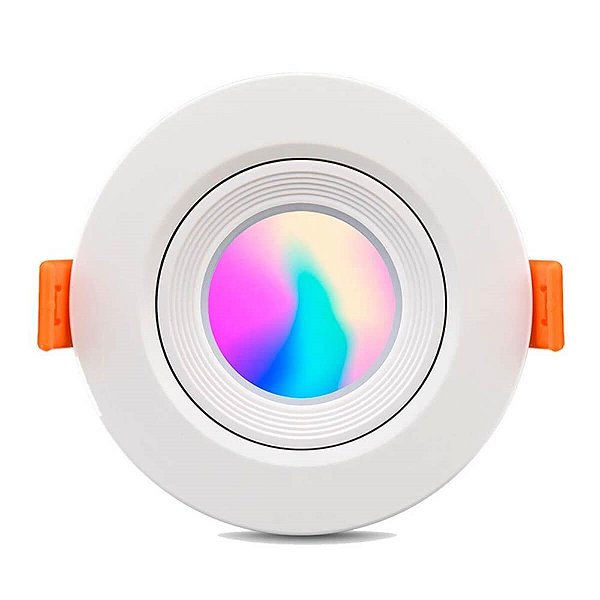Luminária Led Elgin Ecospot Redonda Rgbw 5W 3000-6500K