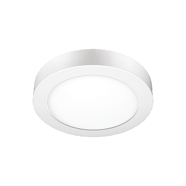 Luminária Led Elgin Sobrepor Redonda 24W Biv (Luz Amarela) 3000K