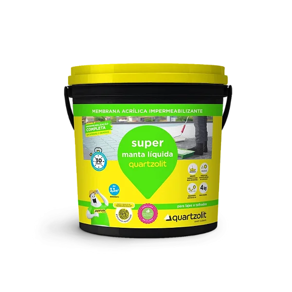 Super Manta Liquida Quartzolit Branco 4Kg